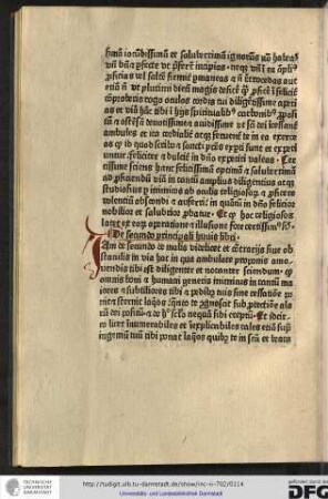 De secundo principali huius libri.