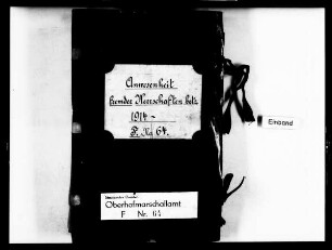 Anwesenheit fremder Herrschaften