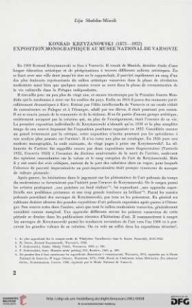 22: Konrad Krzyżanowski (1872 - 1922) : exposition monographique au Musée National de Varsovie