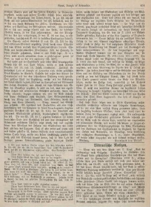 414-415 Literarische Notizen