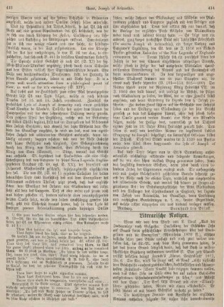 414-415 Literarische Notizen