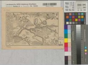 Westhofen (Schwerte) Gefecht vom 3. Juli 1761 Plan der Action welche d. 3. Jul. 1761 ... bey Westhofen in der Graffschaft Marck vorgefallen. um 1765 o.M. 16,5 x 26 Stich: 27. Supplement des Neuen Kriegstheaters B Nr. 803c