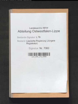 Verschiedenes zur Demobilmachung