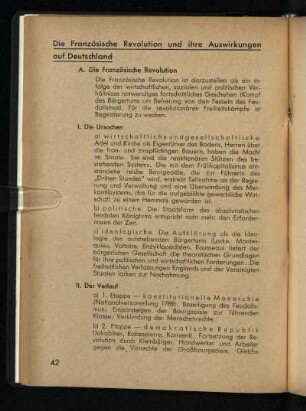 Die Französische Revolution und ihre Auswirkungen auf Deutschland