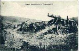 Französische Geschütze in Louvemont
