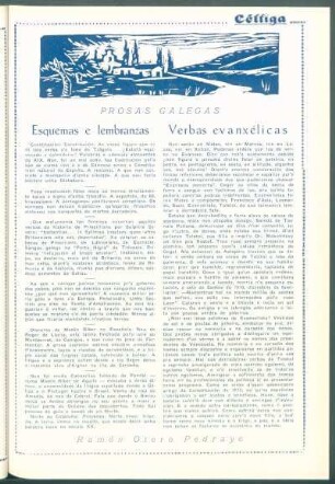 Prosas galegas : Esquemas e lembranzas [e] Verbas evanxélicas
