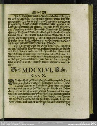 Das MDCXLVI. Jahr