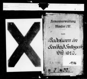 Badekuren im Solbad Gottesgabe bei Rheine für arme Kinder