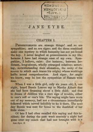 Jane Eyre : an autobiography ; in two volumes. 2