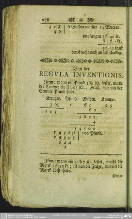 Von der Regula Inventionis