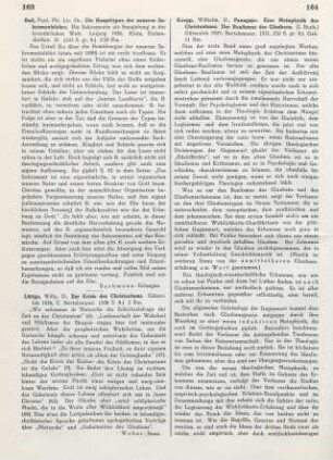 164-165 [Rezension] Koepp, Wilhelm, Panagape