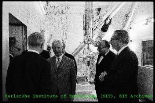 Besuch von Dr. Karl Heinrich Lübke (Bundespräsident der Bundesrepublik Deutschland (BRD)) am Kernforschungszentrum Karlsruhe (KfK)