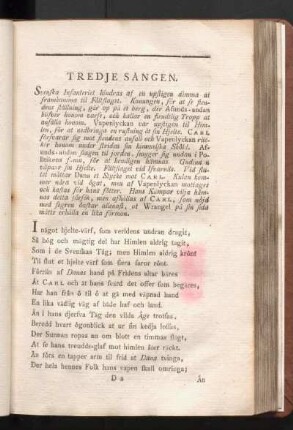 Tredje Sången.