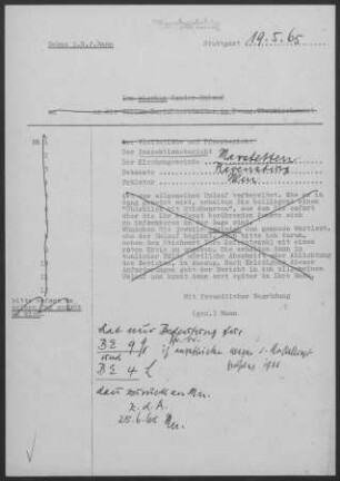 Marstetten: Inspektionsbericht 1965