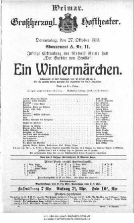 Ein Wintermärchen