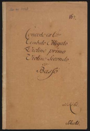 Konzerte; cemb, orch; C-Dur