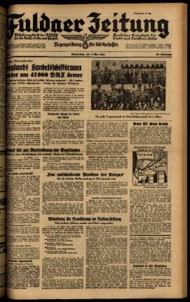 Ausgabe vom Donnerstag, den 08. Mai 1941.