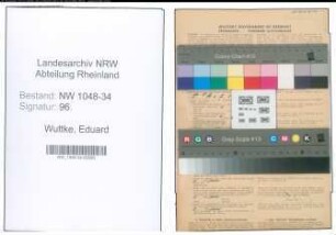 Entnazifizierung Eduard Wuttke , geb. 17.12.1889 (Verwaltungsbeamter)