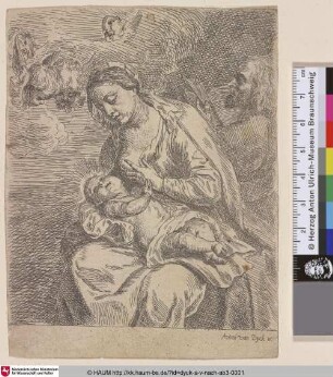 [Maria stillt das Christuskind; Virgin nursing the Child; Maria zoogt het Christuskind]