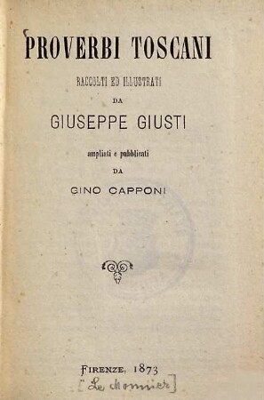 Proverbi toscani
