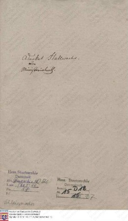 Hallwachs, Wilhelm, Advokat und Ministerialrat in Darmstadt