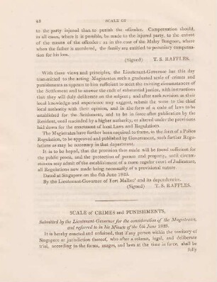 Scale of crimes and punishments