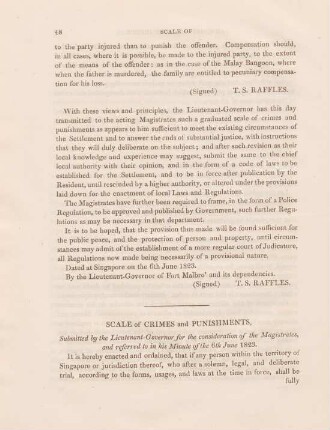 Scale of crimes and punishments