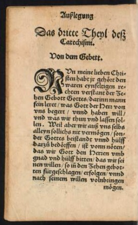 Das dritte Theyl deß Catechismi.
