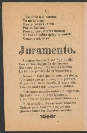 Juramento.