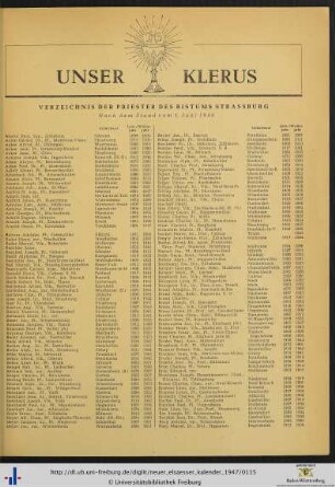 Unser Klerus.