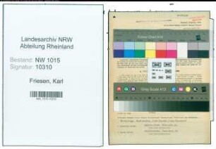Entnazifizierung Karl Friesen , geb. 09.08.1912 (Verwaltungsbeamter)