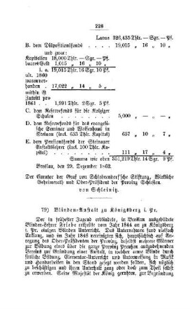 Blinden-Anstalt zu Königsberg i. Pr. : [IV. Elementarschulwesen]