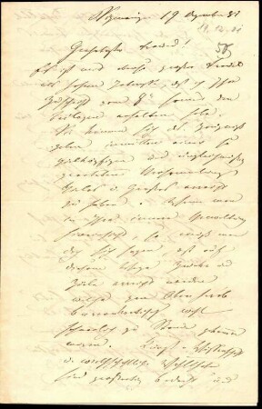 5-10-3-2.0000: Carl Anton, Fürst von Hohenzollern-Sigmaringen; diverse Schreiben ff.: Politische Gedanken