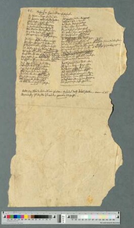 Nachruf an Henriette von Hohenhausen, Arbeitsmanuskript, [08.05.1843]