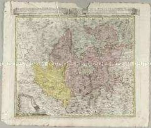 Atlas Regni Bohemiae: Repraesentatio Geographica Circuli Egerani, nec non Elnbogensis / Carte du Territoire d'Egra, & du Cercle d'Elnbogue