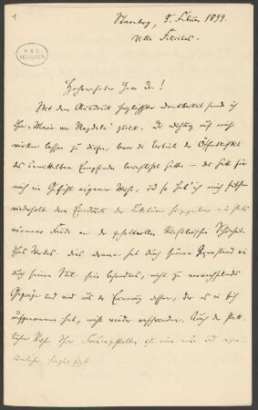 Paul Heyse (1830-1914) Nachlass: Briefe von Hugo Falkenheim an Paul Heyse - BSB Heyse-Archiv VI. Falkenheim, Hugo