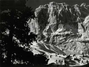 Blick zum Langkofel, Dolomiten