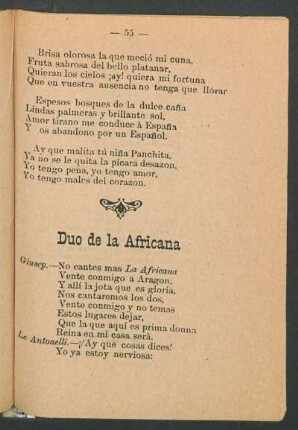 Dúo de la Africana