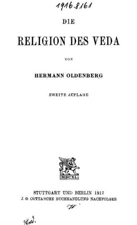 Die Religion des Veda