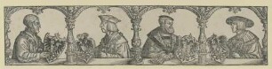 Die vier Kaiser Friedrich III., Maximilian I., Karl V. und Ferdinand I.