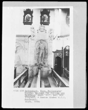 Epitaph für Joachim von Pappenheim (gest. 1599)