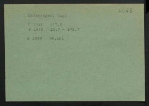 Melchinger, Hugo