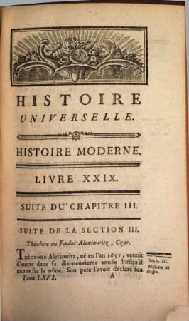 Histoire Universelle, Depuis Le Commencement Du Monde Jusqu'a Présent, 106. Contenant la fin de l'Histoire de Russie, et le commencement de celle de Pologne jusqu'au regne de Casimir II, en 1178