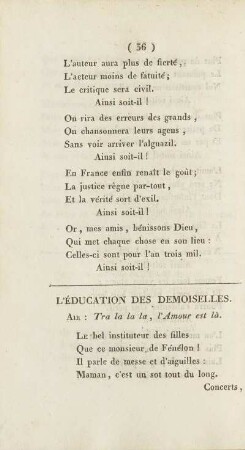 L'Éducation Des Demoiselles.
