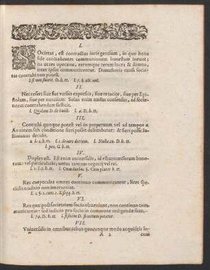Societas, est contractus iuris gentium ...