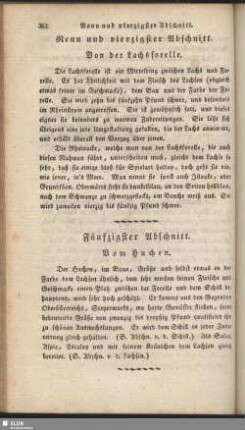 Fünfzigster Abschnitt. Vom Huchen