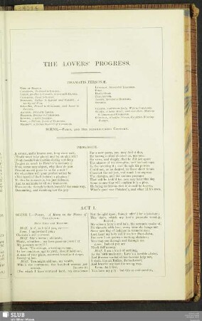 The Lover's Progress