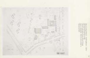 Einkaufszentrum, Hamburg-Langenhorn (Diplomarbeit bei Bernhard Hermkes): Lageplan 1:1500
