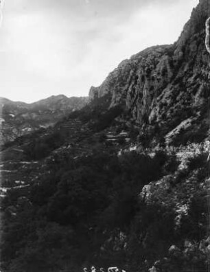 Berghang : Blick über die Landschaft von Lovran.