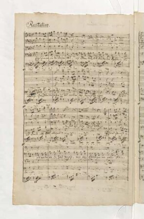5. Recitativo [e Corale] (A, T, B, Coro): Auf sperren sie den Rachen weit
